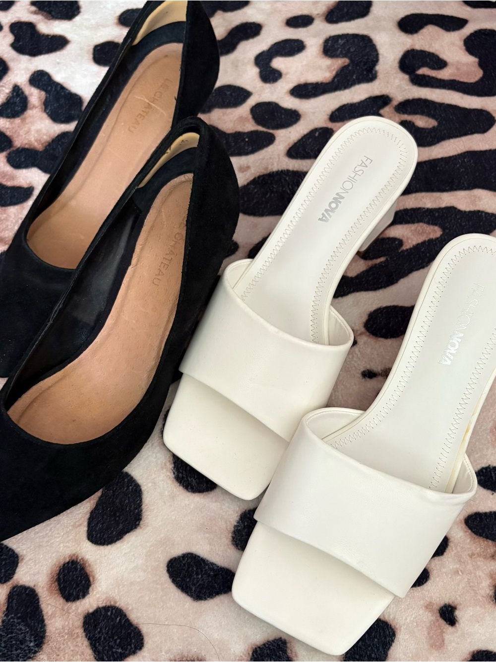 Fashion Nova & Le Chateau Kitten Heels